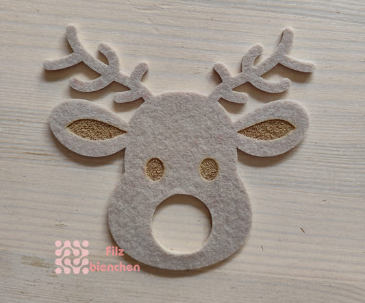 Elchkopf graviert mit Loch Rocher Kugel/ Schokokugel 4er Set Stückpreis ab 0,74€ zzgl. 19% MwSt.