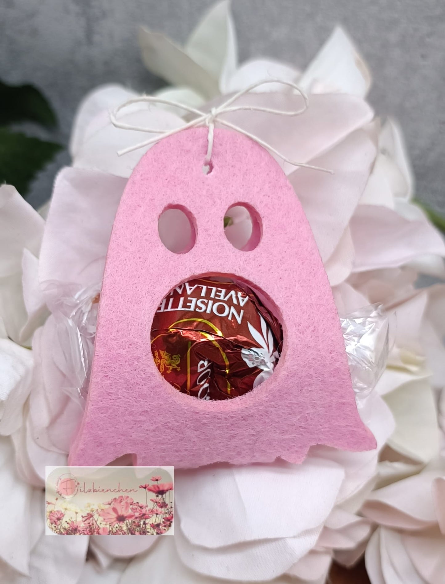 Lollifigur Geist groß für Lolli oder Schokoladenkugel (8er Set) Stückpreis ab 0.65 Euro zzgl. 19% MwSt.
