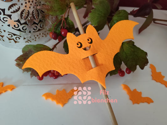 Fledermaus mit Strohhalmfigur 3erSet Stückpreis ab 0.87 Euro zzgl. 19% MwSt.