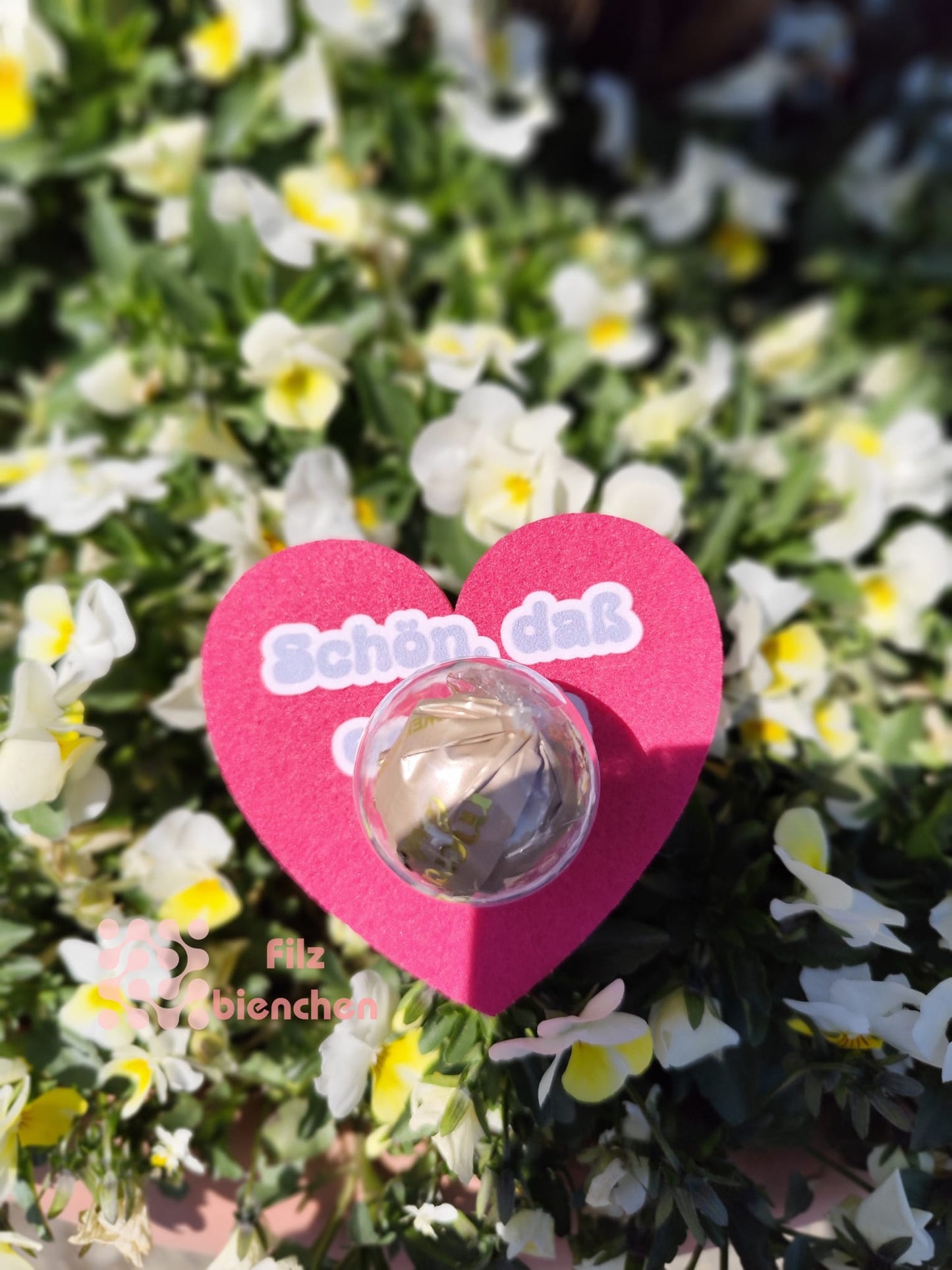 Herz mit Loch für Acrylkugeln oder Lollies 30er Set Stückpreis 0,35€ zzgl. Mwst.