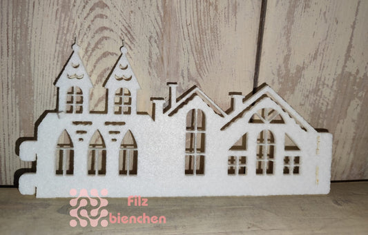 Winterstadt 1 ohne Boden zum zusammenstecken 2er Set Stückpreis ab 1.22 Euro zzgl. 19% MwSt.