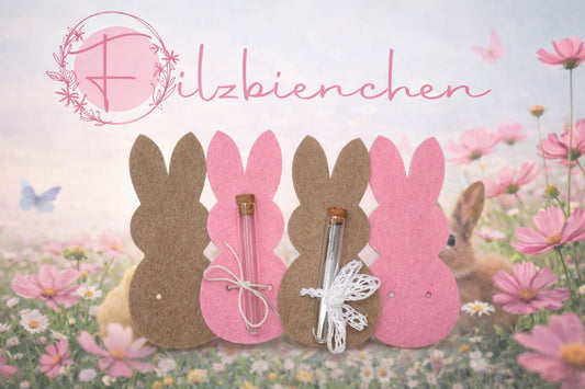 Hase klein mit 2 Löchern, ohne Reagenzglas, 40 Stk. Stückpreis 0,35€ zzgl. Mwst