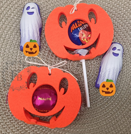 Lollifigur Kürbis groß für Lolli oder Schokoladenkugel (6er Set) Stückpreis ab 0.87 Euro zzgl. 19% MwSt.