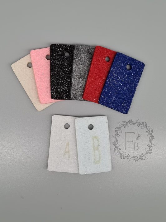 GLITZERFILZ SONDERANGEBOT!! Schlüsselschlaufen gemischte Formen und Farben 3,0 x 12 cm (zusammengeklappt) inkl. Öse, 10er Set Stückpreis ab 1.09 Euro zzgl. 19% MwSt.