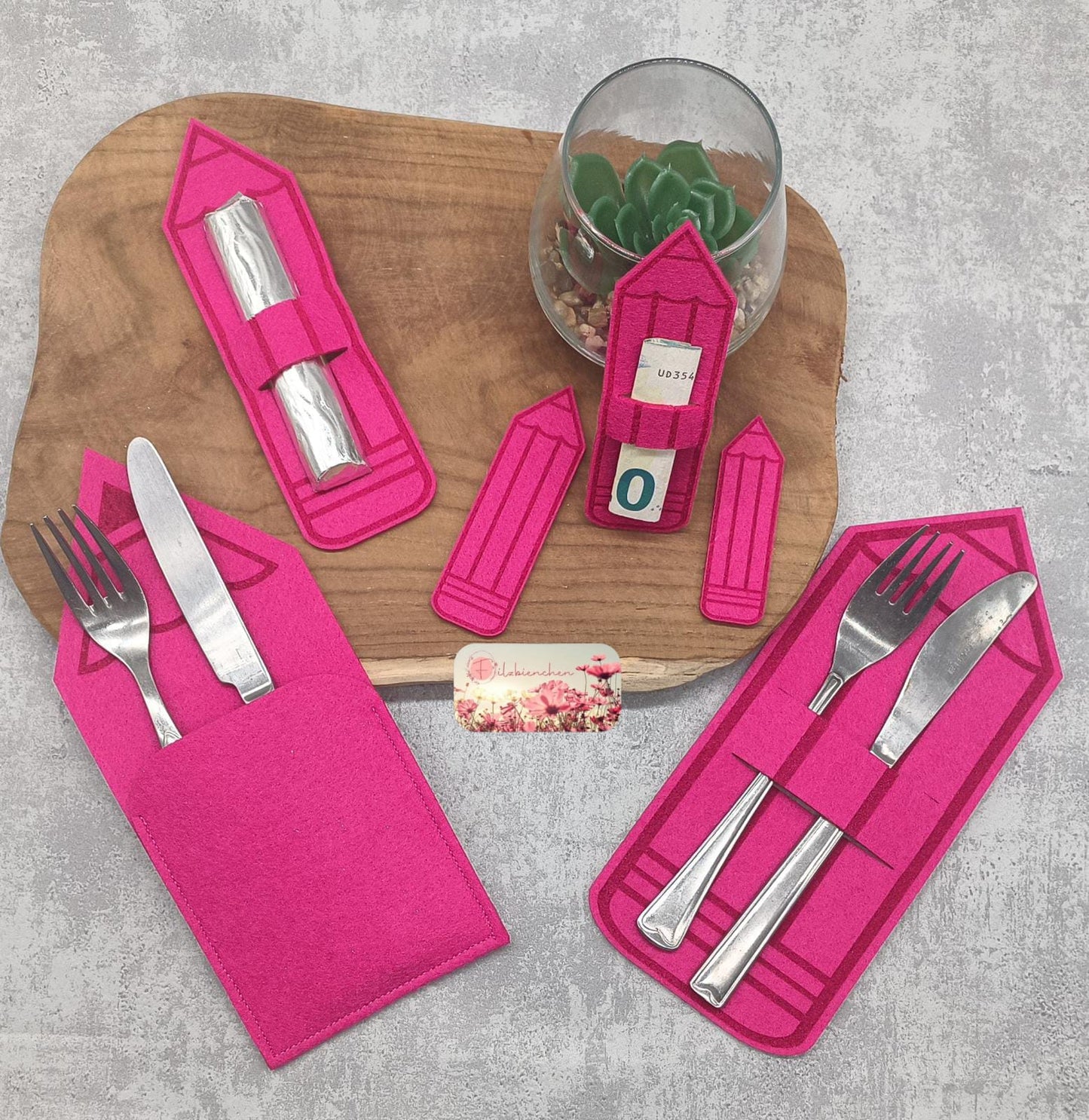 Buntstift Graviert 8 cm (10er Set) Stückpreis 0.35 Euro zzgl. 19% MwSt.