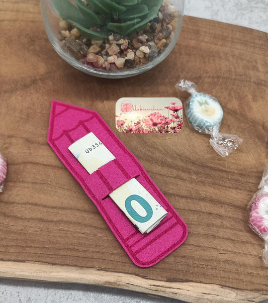 Buntstift Graviert mit Schlitz Geld