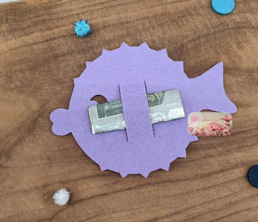 Kugelfisch mit Schlitz Geld