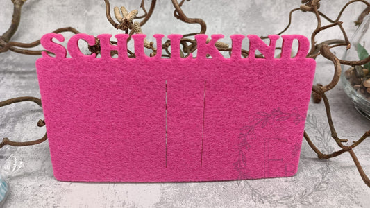 Karte mit Text "Schulkind" 3er Set Stückpreis ab 1.45 Euro zzgl. 19% MwSt.