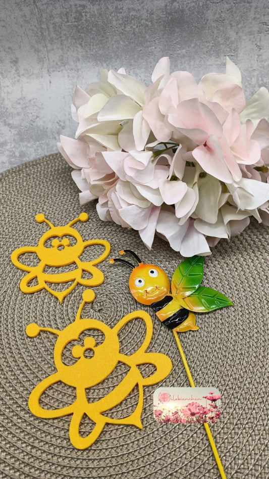 Biene 10 cm (10er Set) Stückpreis ab 0.35 Euro zzgl. 19% MwSt.