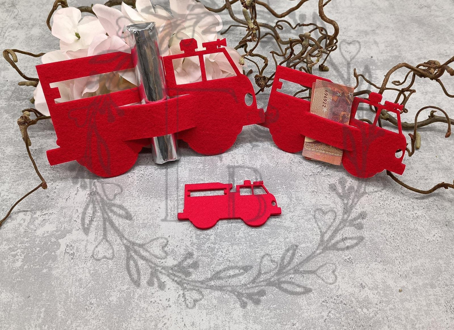 Feuerwehr Auto 8 cm ( 10er Set ) Stückpreis ab 0.17 Euro zzgl. 19% MwSt.