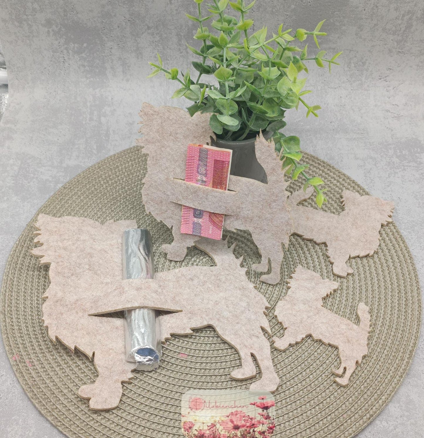 Langhaar Chihuahua 10 cm (10er Set) Stückpreis ab 0.35 Euro zzgl. 19% MwSt.