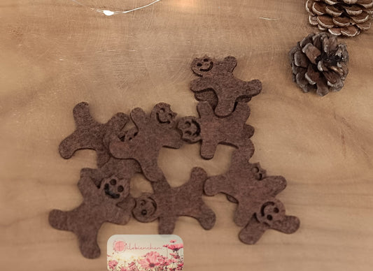 Lebkuchenmann Streugut 40 Stk. mit Farbwahl Stückpreis ab 0.11 Euro zzgl. 19% MwSt.