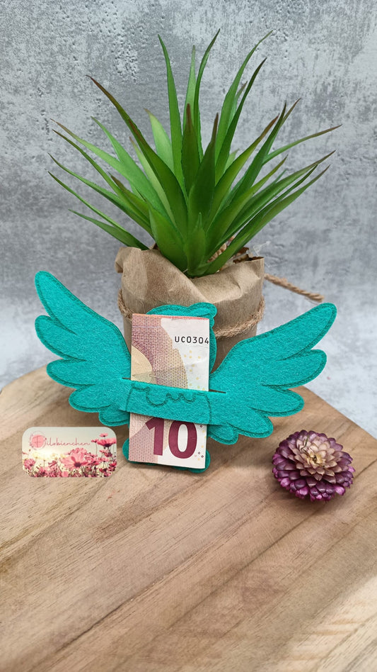 Adler Graviert mit Schlitz Geld