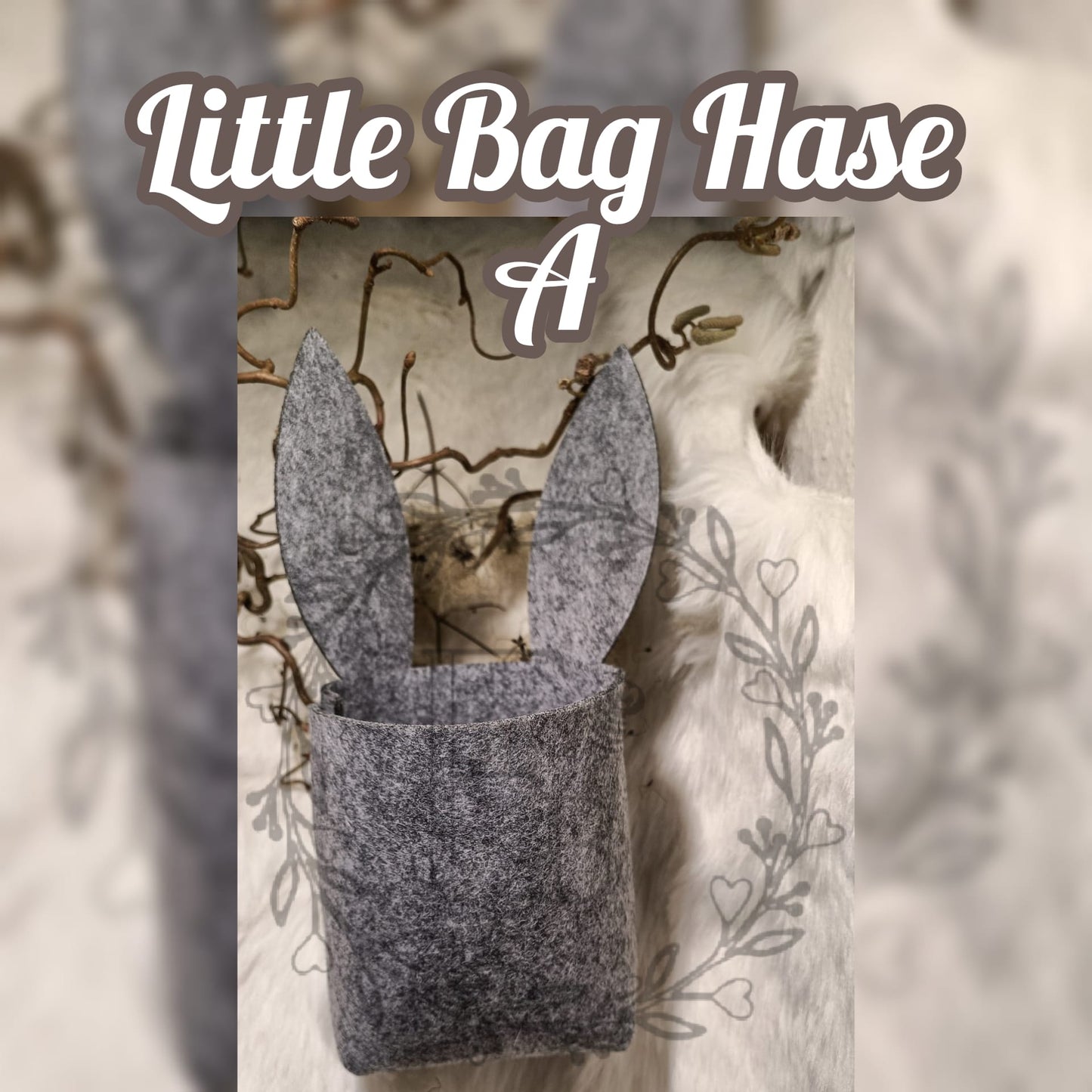 Little Bag Hase A (gerades Ohr)