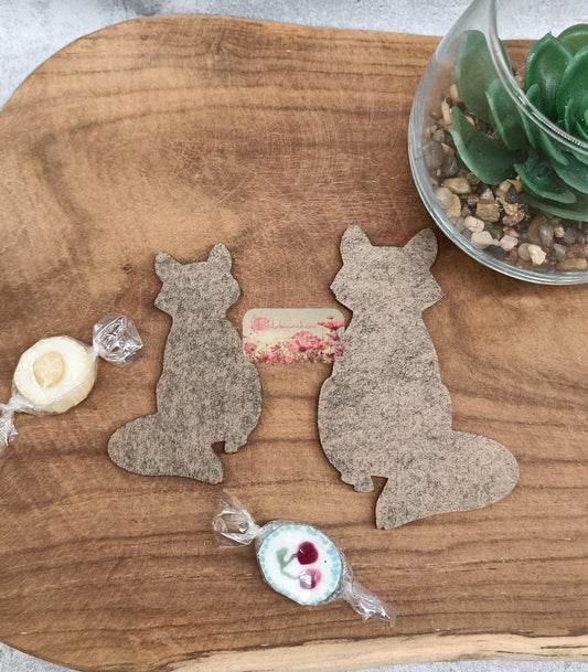 Fuchs sitzend 10 cm (10er Set) Stückpreis ab 0.35 Euro zzgl. 19% MwSt.