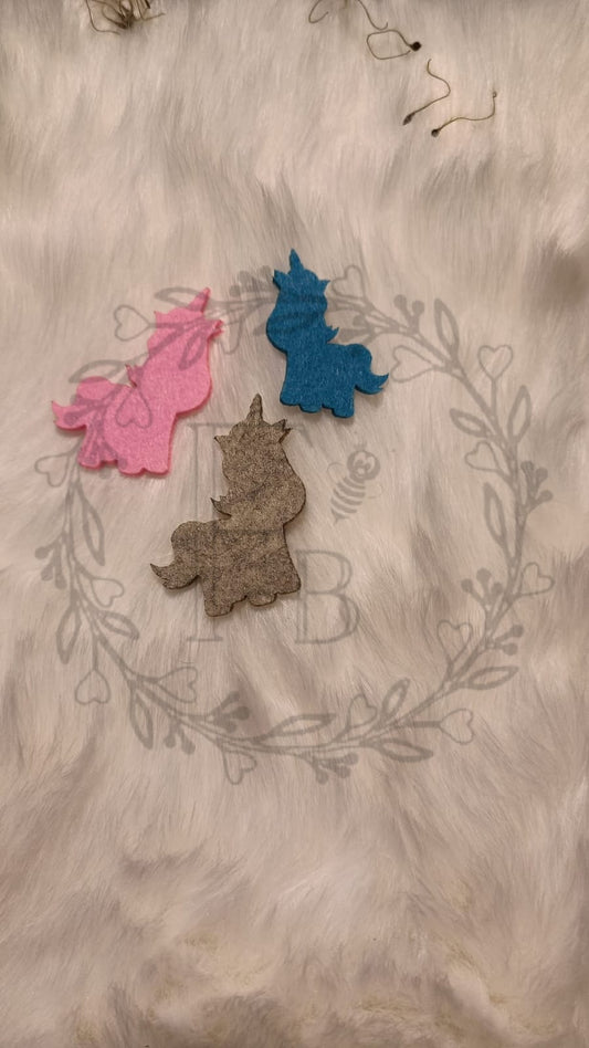 Einhorn ohne Gravur Streugut 40 Stk. mit Farbwahl Stückpreis ab 0,11€ zzgl. 19% MwSt.