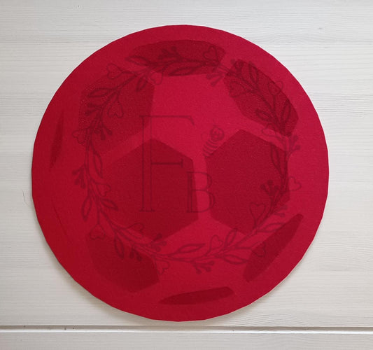 Platzdeckchen Gravur Fußball