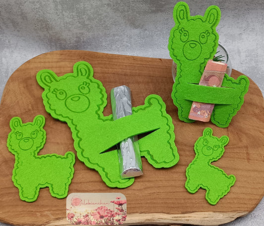 Lama stehend Graviert 10 cm (10er Set) Stückpreis ab 0.61 Euro zzgl. 19% MwSt.