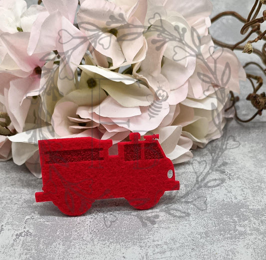 Feuerwehr Auto graviert 10er Set 10 cm Stückpreis ab 0.52 Euro zzgl. 19% MwSt.