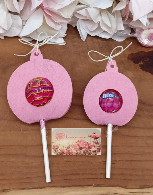 Lollifigur Weihnachtskugel groß für Lolli oder Schokoladenkugel (8er Set) Stückpreis ab 0.65 Euro zzgl. 19% MwSt.