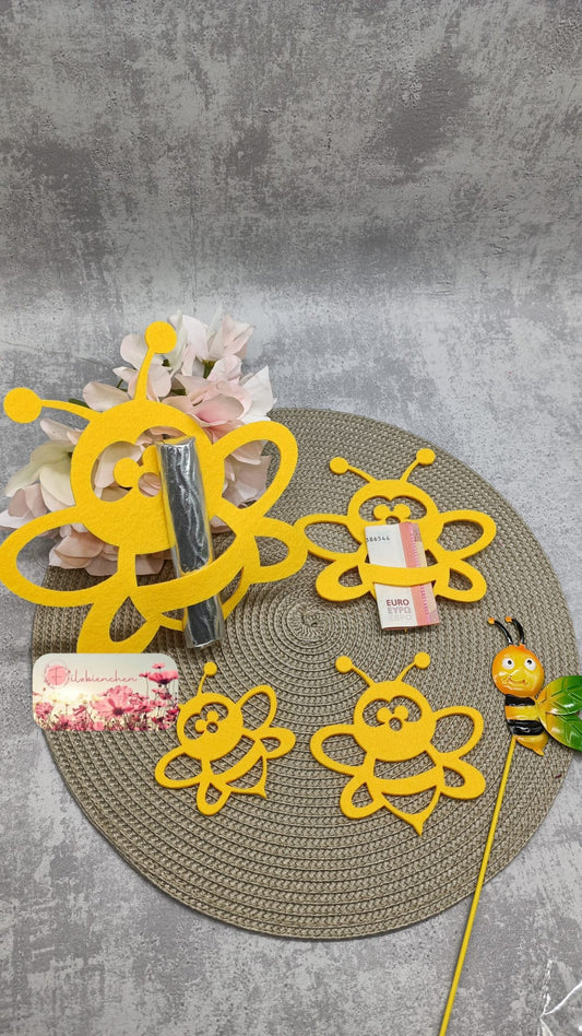 Biene 10 cm (10er Set) Stückpreis ab 0.35 Euro zzgl. 19% MwSt.