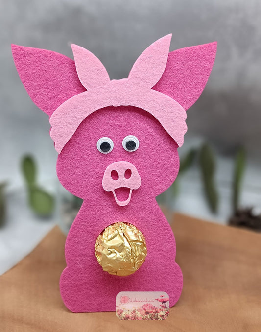 Schwein Rocher Kugel 4er Set "BASTELSET" Stückpreis ab 1.09 Euro zzgl. 19% MwSt.