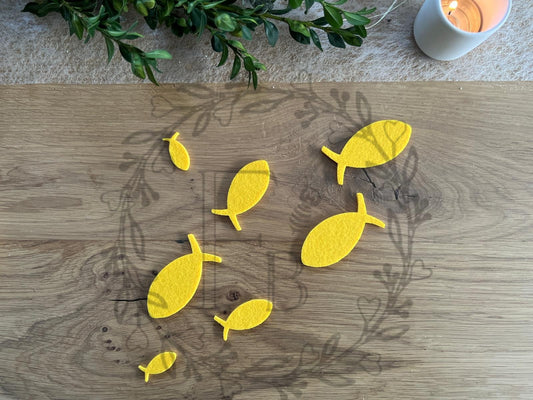 Fisch Anhänger 10 cm (10er Set) Stückpreis 0,35 € zzgl. Mwst.