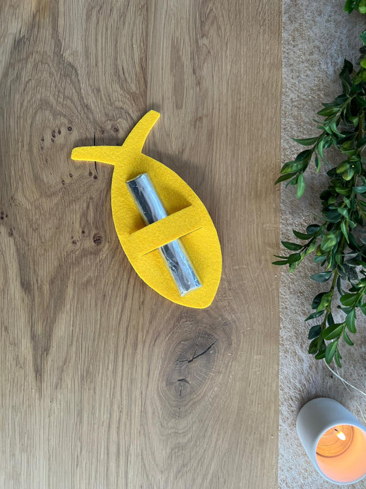 Fisch Schlitz Schokolade