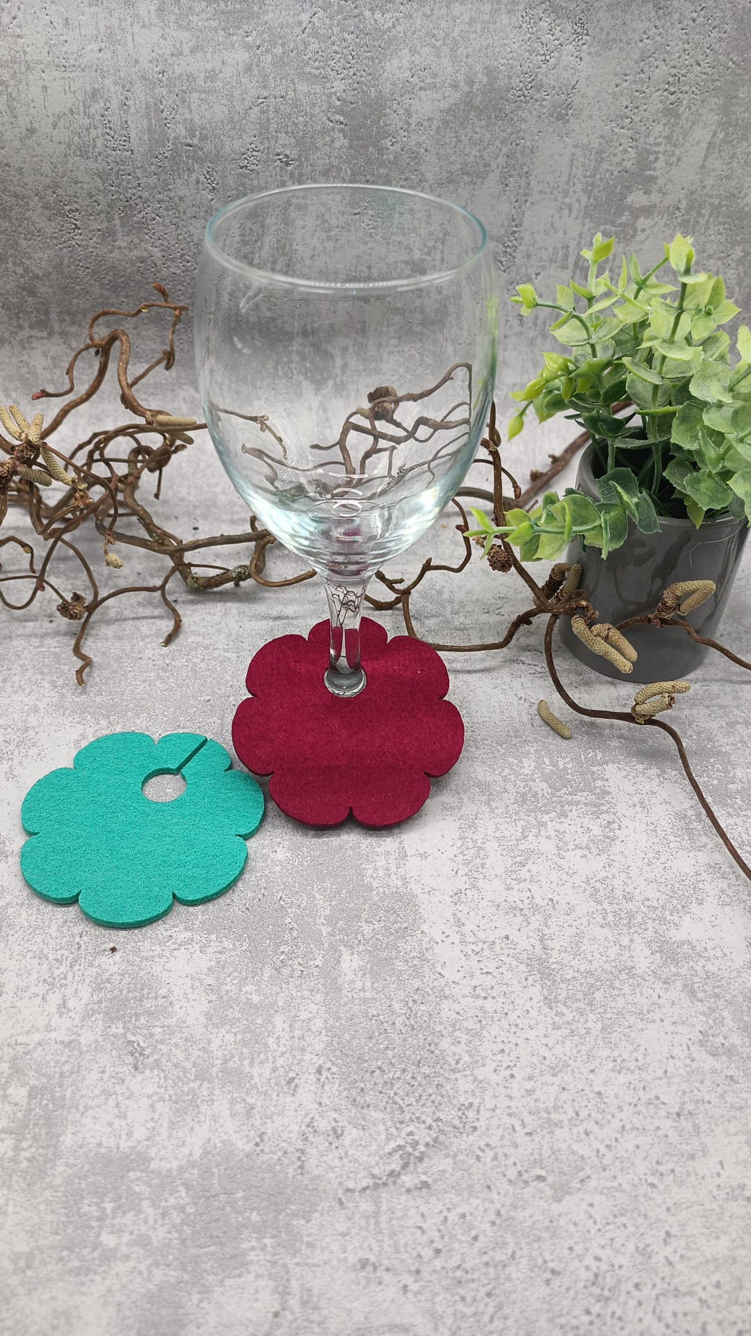 Glasrosetten Blume A ( 4er Set) Stückpreis ab 0.39 Euro zzgl. 19% MwSt.