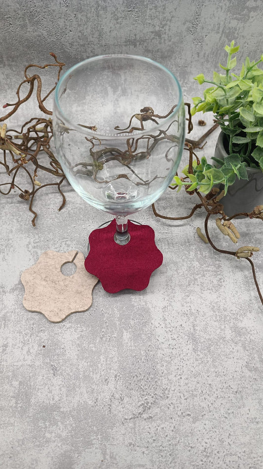 Glasrosetten Blume C ( 4er Set) Stückpreis ab 0.39 Euro zzgl. 19% MwSt.