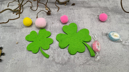 Kleeblatt 10 cm (10er Set) Stückpreis ab 0.35 Euro zzgl. 19% MwSt.