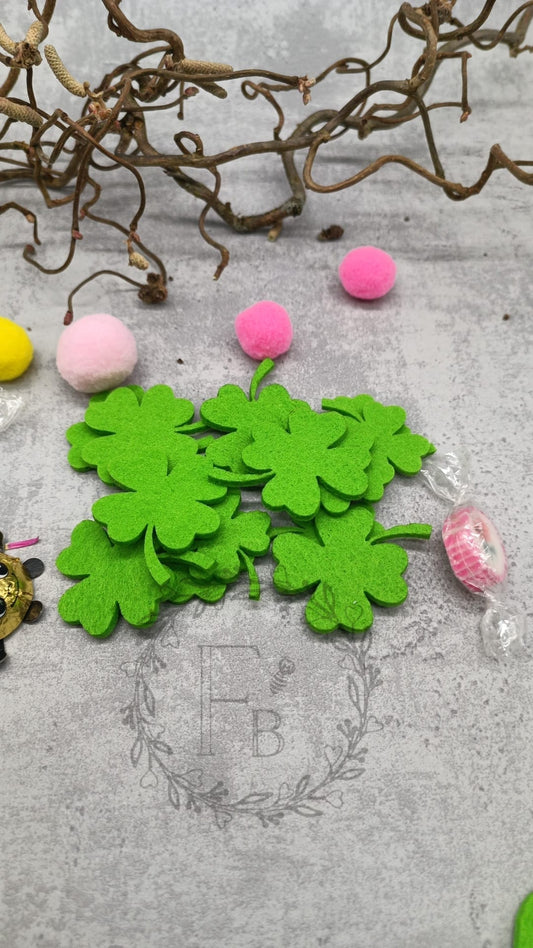 Kleeblatt Streugut 40 Stk. mit Farbwahl Stückpreis ab 0.11 Euro zzgl. 19% MwSt.