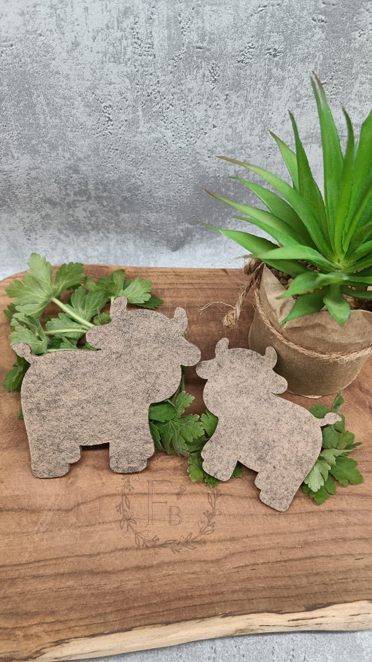 Kuh 8 cm (10er Set) Stückpreis ab 0.17 Euro zzgl. 19% MwSt.