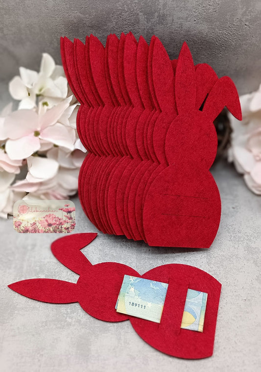 Hase A mit abgeschnittenem Boden Schlitz Geld 22ger Set Stückpreis ab 0.75 Euro zzgl. 19% MwSt.