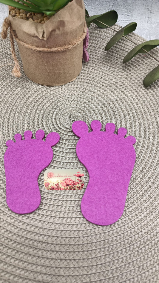 Babyfüße 8 cm (10er Set) Stückpreis ab 0.17 Euro zzgl. 19% MwSt.