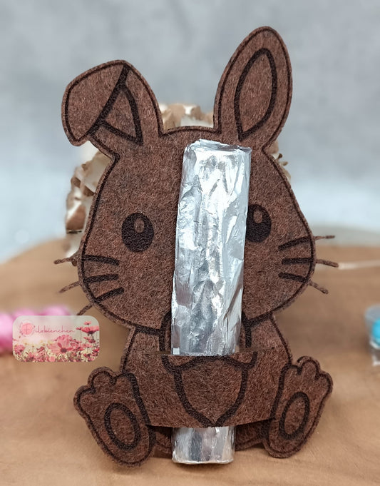 Hasenjunge graviert Schlitz Schokolade