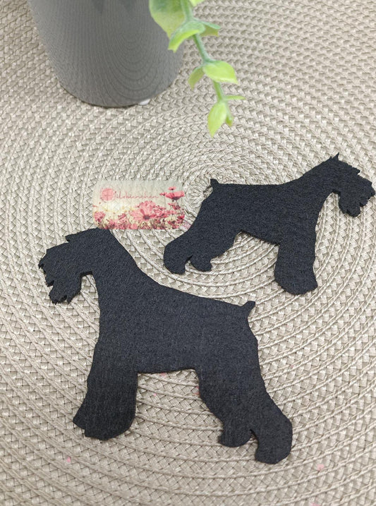 Riesenschnauzer 8 cm (10er Set)