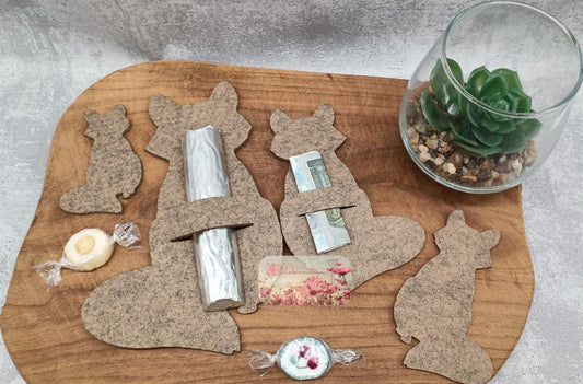 Fuchs sitzend 10 cm (10er Set) Stückpreis ab 0.35 Euro zzgl. 19% MwSt.