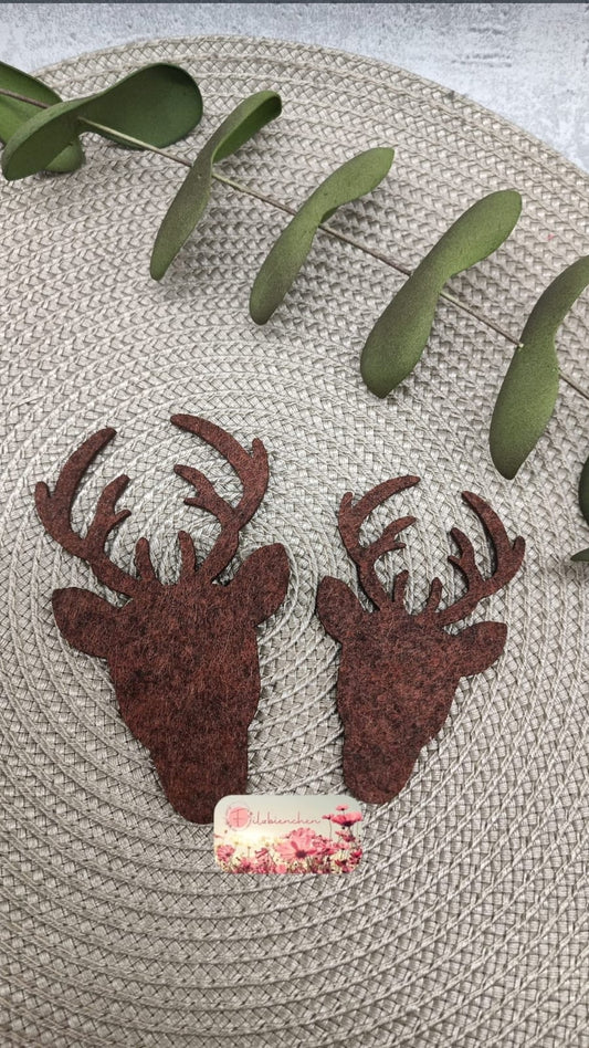 Hirschkopf 10 cm (10er Set) Stückpreis ab 0.35 Euro zzgl. 19 % MwSt.