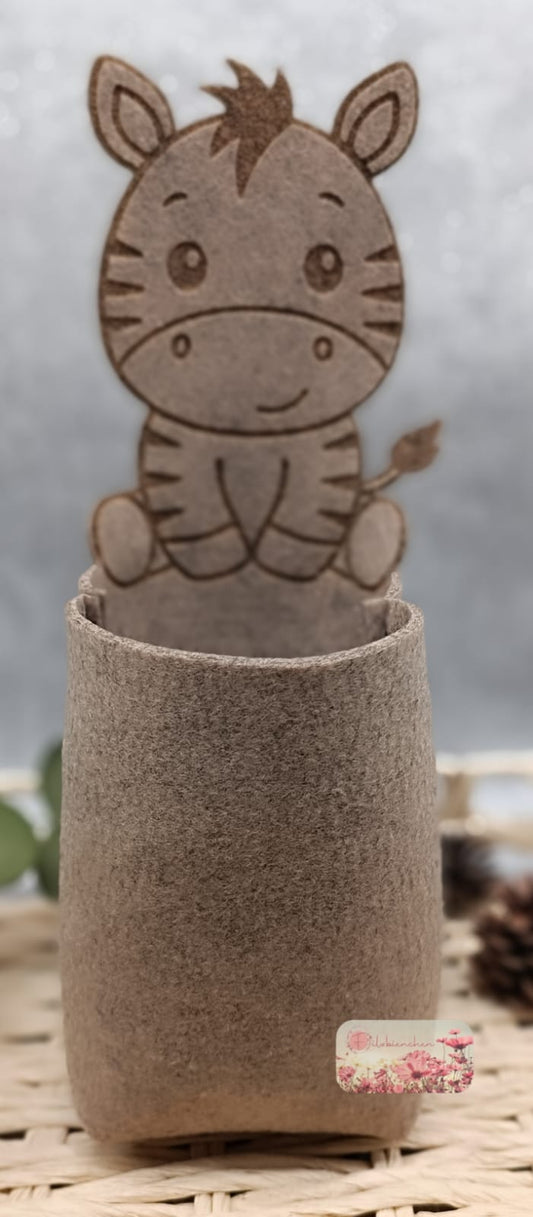 Zebra sitzend Little Bag