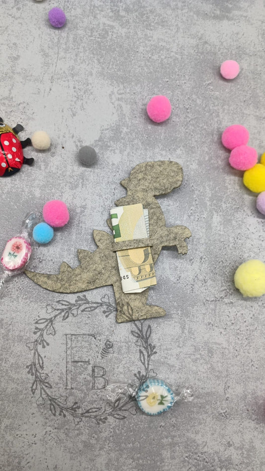 Dino B mit Schlitz Geld