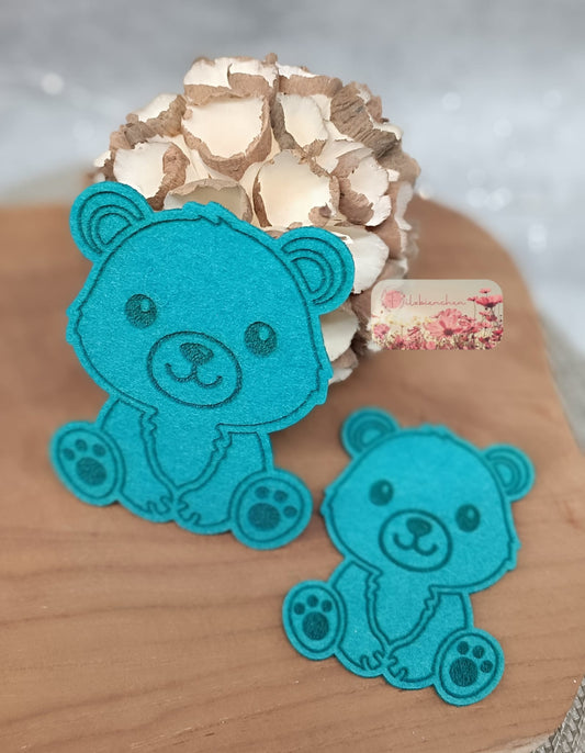 Bären Junge Graviert 8 cm (10er Set) Stückpreis ab 0,44€ zzgl. MwSt.