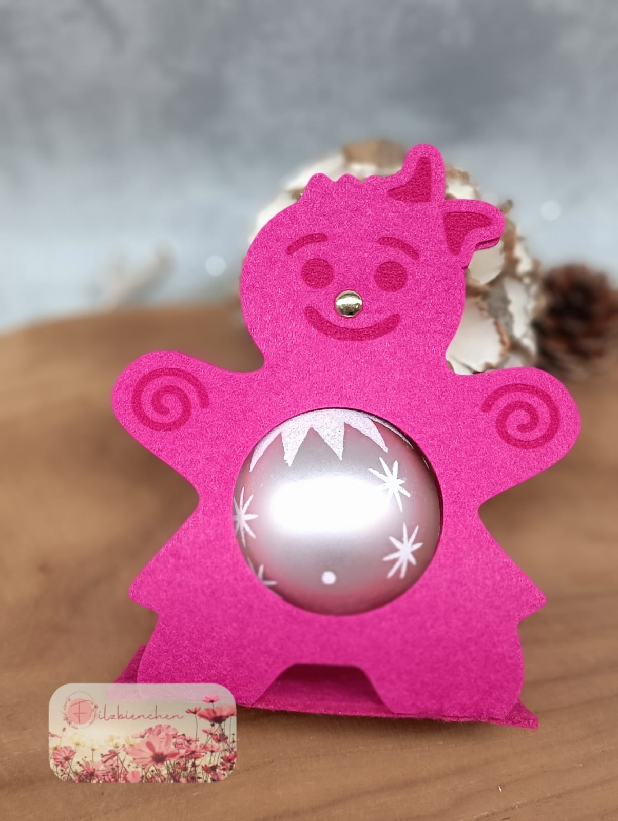 Aufsteller Figur Lebkuchenmädchen
