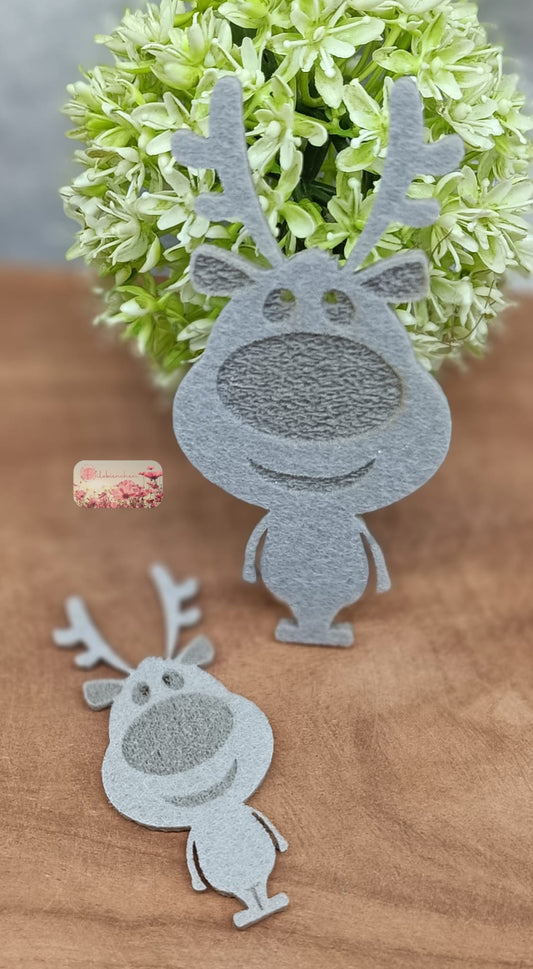 Witziger Elch Graviert 8 cm (10er Set)