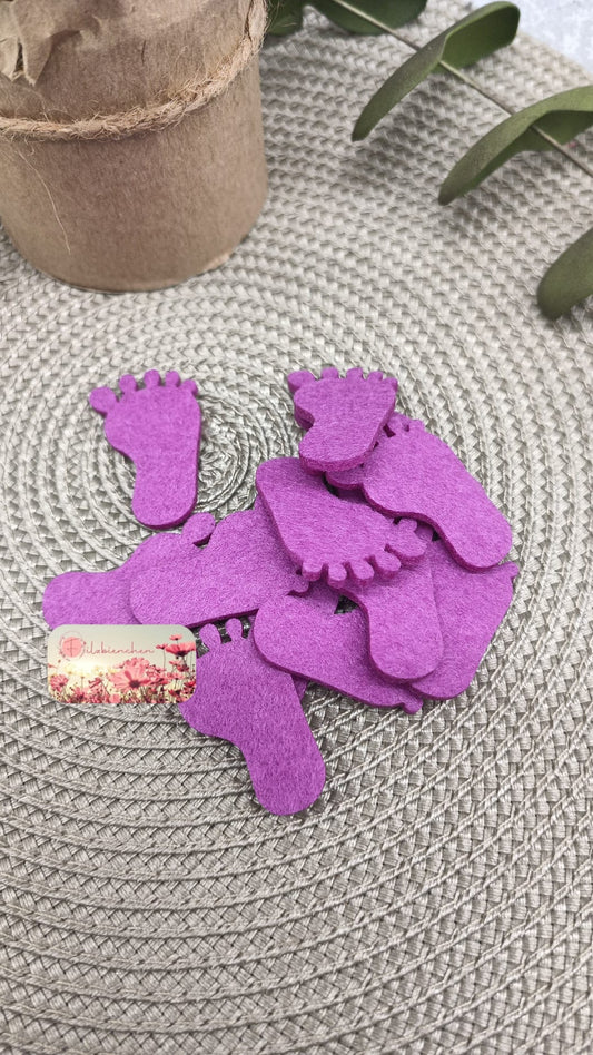 Babyfüße Streugut 40 Stk. mit Farbwahl Stückpreis ab 0.11 Euro zzgl. 19% MwSt.