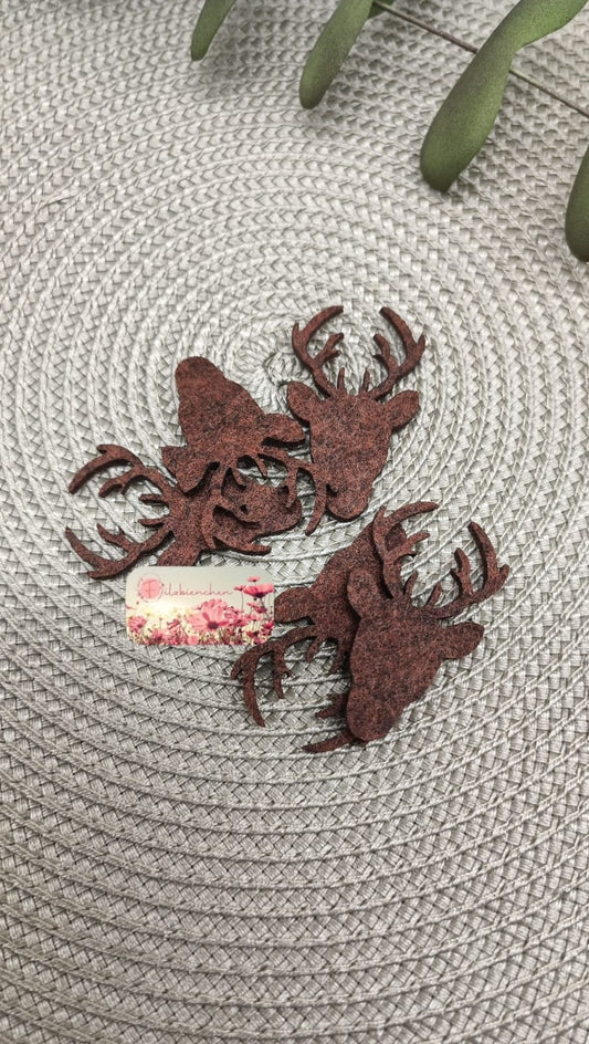 Hirschkopf Streugut 40 Stk. mit Farbwahl Stückpreis ab 0.11 Euro zzgl. 19 % MwSt.