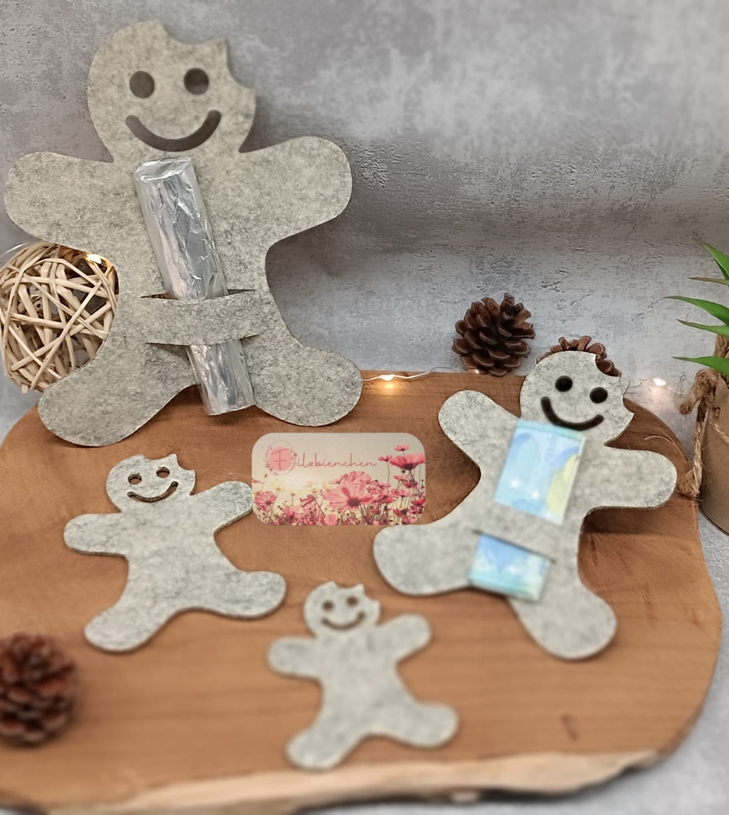 Lebkuchenmann 8 cm (10er Set) Stückpreis ab 0.26 Euro zzgl. 19% MwSt.