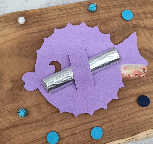 Kugelfisch mit Schlitz Schokolade