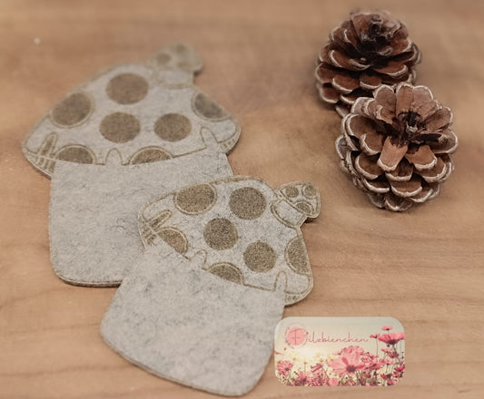 Wichtelhaus (ohne Türe und Fenster) Graviert 10 cm (10er Set) Stückpreis ab 0.61 Euro zzgl. 19% MwSt.