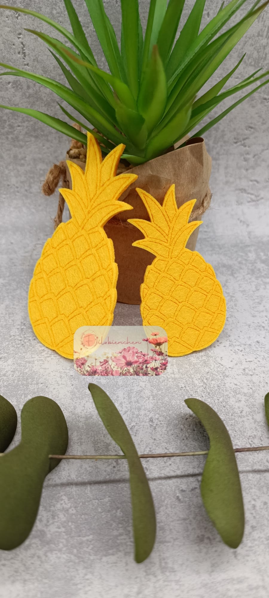Ananas Graviert 8 cm (10er Set) Stückpreis 0,35€ zzgl. Mwst